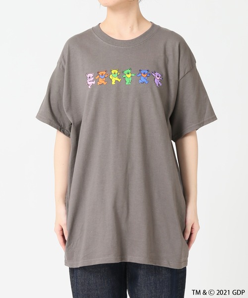 SLOBE citron.（スローブシトロン）の「SLOBE citron. Grateful Dead Big Tシャツ【洗濯機洗い可能】◆（Tシャツ/カットソー・レディース・ホワイト/グレー・FREE）」の12枚目の写真