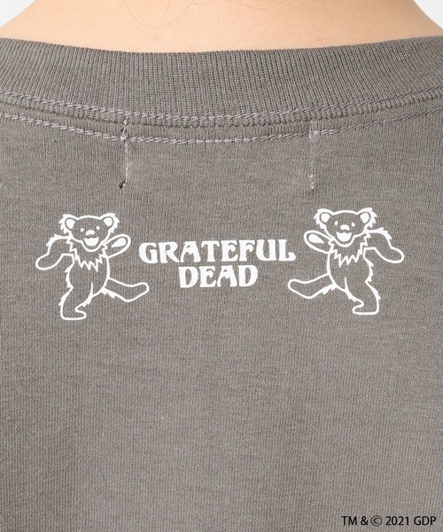 SLOBE citron.（スローブシトロン）の「SLOBE citron. Grateful Dead Big Tシャツ【洗濯機洗い可能】◆（Tシャツ/カットソー・レディース・ホワイト/グレー・FREE）」の3枚目の写真