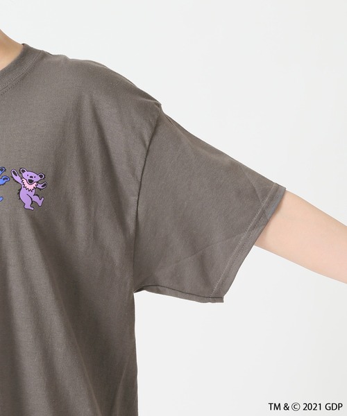 SLOBE citron.（スローブシトロン）の「SLOBE citron. Grateful Dead Big Tシャツ【洗濯機洗い可能】◆（Tシャツ/カットソー・レディース・ホワイト/グレー・FREE）」の8枚目の写真