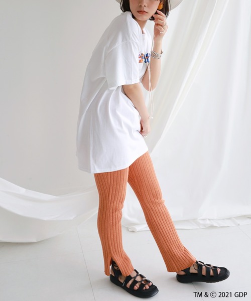 SLOBE citron.（スローブシトロン）の「SLOBE citron. Grateful Dead Big Tシャツ【洗濯機洗い可能】◆（Tシャツ/カットソー・レディース・ホワイト/グレー・FREE）」の15枚目の写真