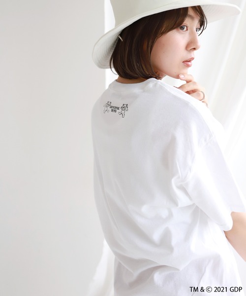 SLOBE citron.（スローブシトロン）の「SLOBE citron. Grateful Dead Big Tシャツ【洗濯機洗い可能】◆（Tシャツ/カットソー・レディース・ホワイト/グレー・FREE）」の21枚目の写真