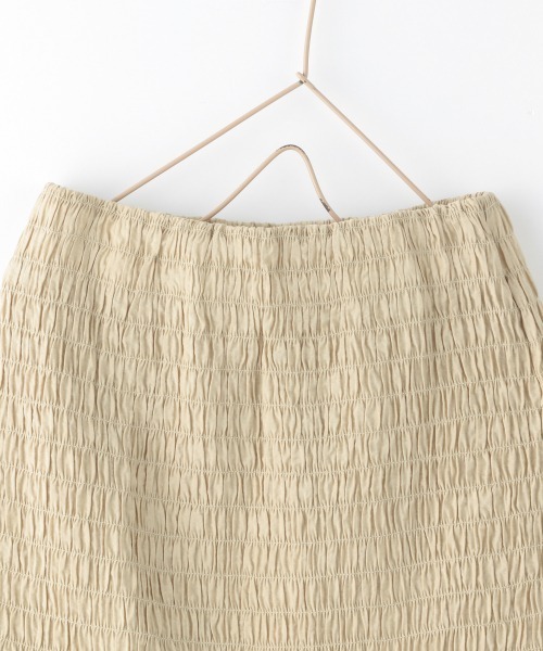 LOWRYS FARM（ローリーズファーム）の「シャーリングスカート　933343（スカート・キッズ・ブラック/アイボリー・110cm/120cm/130cm/140cm/150cm）」の3枚目の写真