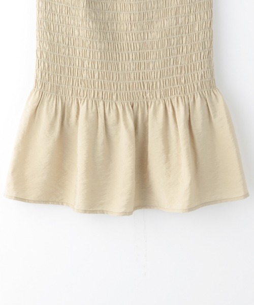 LOWRYS FARM（ローリーズファーム）の「シャーリングスカート　933343（スカート・キッズ・ブラック/アイボリー・110cm/120cm/130cm/140cm/150cm）」の4枚目の写真