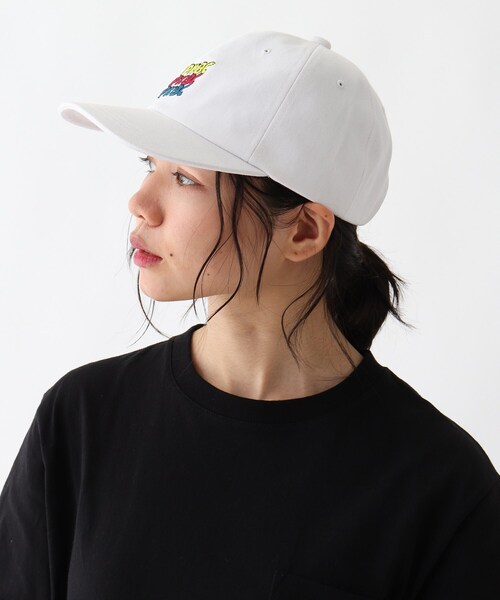 BASECONTROL（ベースコントロール）の「◆the peggies/ザ・ペギーズ コラボPXBC企画 ローキャップ（キャップ・レディース・ブラック/ベージュ/アイボリー・99）」の2枚目の写真