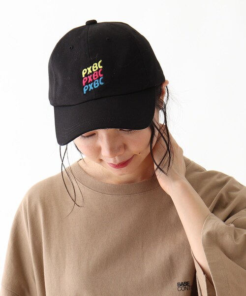 BASECONTROL（ベースコントロール）の「◆the peggies/ザ・ペギーズ コラボPXBC企画 ローキャップ（キャップ・レディース・ブラック/ベージュ/アイボリー・99）」の3枚目の写真
