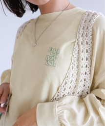 SLOBE citron. FUNNY BOYISH ロンT【手洗い可能】◆