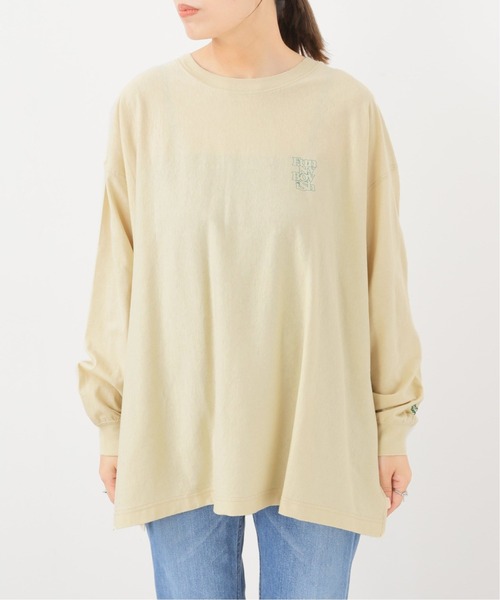 SLOBE citron.（スローブシトロン）の「SLOBE citron. FUNNY BOYISH ロンT【手洗い可能】◆（Tシャツ/カットソー・レディース・ホワイト/アイボリー・FREE）」の10枚目の写真