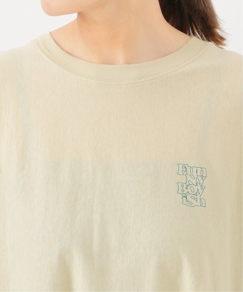 SLOBE citron.（スローブシトロン）の「SLOBE citron. FUNNY BOYISH ロンT【手洗い可能】◆（Tシャツ/カットソー・レディース・ホワイト/アイボリー・FREE）」の13枚目の写真