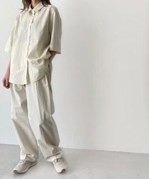 CANAL JEAN | via j(ヴィアジェイ) コットンタックパンツ(その他パンツ)