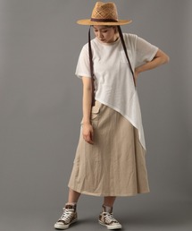 AVIREX | 【InRed5月号・桐谷美玲さん着用】シアーニット コンビワンピース/ SHEER KNIT COMBI ONE PIECE DRESS(ワンピース)