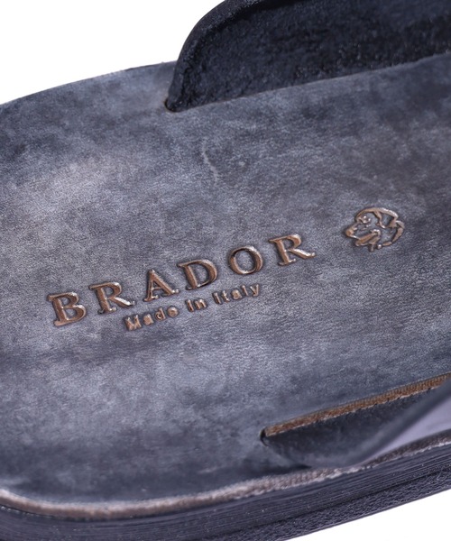 BRADOR（ブラドール）の「▲BRADOR/ブラドール MENS LEATHER SANDALS 46-571-2S レザーサンダル（サンダル・メンズ・ブラック/ブラウン/キャメル・40/41/42）」の10枚目の写真
