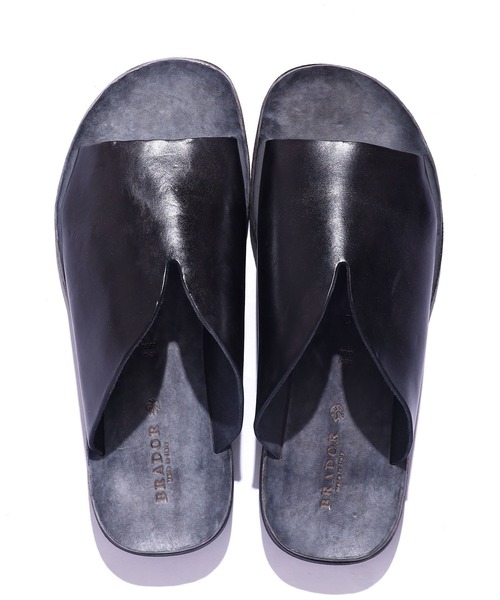 BRADOR（ブラドール）の「▲BRADOR/ブラドール MENS LEATHER SANDALS 46-571-2S レザーサンダル（サンダル・メンズ・ブラック/ブラウン/キャメル・40/41/42）」の12枚目の写真