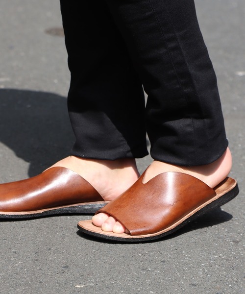 BRADOR（ブラドール）の「▲BRADOR/ブラドール MENS LEATHER SANDALS 46-571-2S レザーサンダル（サンダル・メンズ・ブラック/ブラウン/キャメル・40/41/42）」の17枚目の写真