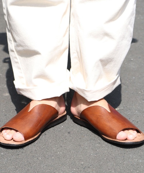 BRADOR（ブラドール）の「▲BRADOR/ブラドール MENS LEATHER SANDALS 46-571-2S レザーサンダル（サンダル・メンズ・ブラック/ブラウン/キャメル・40/41/42）」の16枚目の写真