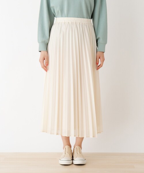 Cutie Blonde（キューティーブロンド）の「◆【S-LL】カレンダーシフォンプリーツスカート（スカート・レディース・ブラック/ピンク/アイボリー・01/02/03/04）」の6枚目の写真