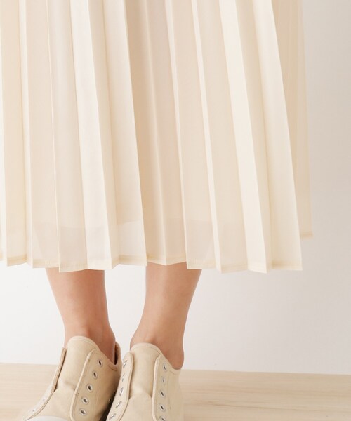 Cutie Blonde（キューティーブロンド）の「◆【S-LL】カレンダーシフォンプリーツスカート（スカート・レディース・ブラック/ピンク/アイボリー・01/02/03/04）」の11枚目の写真