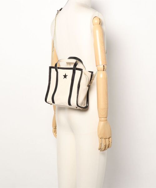 atneK（アトネック）の「【atneK by Scrap Book】キャンバスボックスショルダー（ショルダーバッグ・レディース・ブラック系その他・FREE）」の5枚目の写真