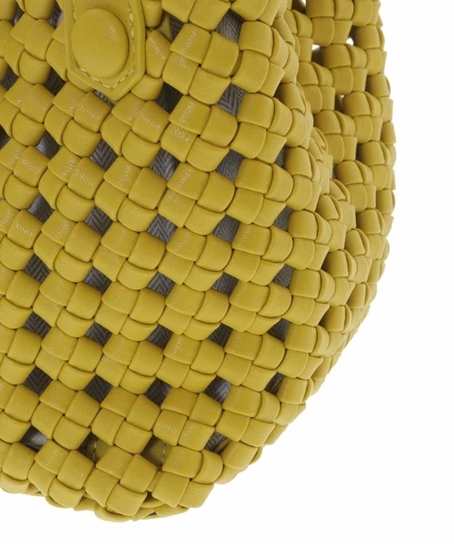 MK MICHEL KLEIN(エムケーミッシェルクラン)の「巾着付きデザインメッシュトートバッグ(トートバッグ・レディース・グリーン/イエロー/アイボリー・00)」の17枚目の写真