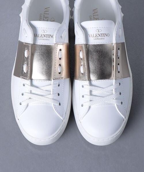 VALENTINO(ヴァレンティノ)の「<VALENTINO(ヴァレンティノ)>MTL BAND オープン スニーカー ■■■(スニーカー・レディース・ホワイト・37/35h/36/38/37h/35/36h)」の5枚目の写真