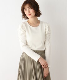 DRESKIP | パワーショルダーカットソー(Tシャツ/カットソー)