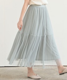 rps | チュールプリーツ2段スカート(スカート)