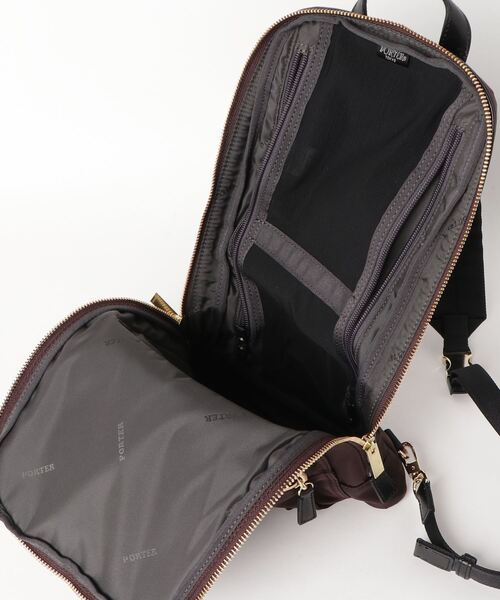 PORTER（ポーター）の「PORTER SLING SHOULDER BAG（ショルダーバッグ・メンズ・ブラック/ブラウン・FREE）」の3枚目の写真