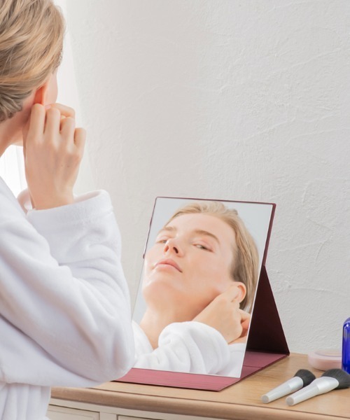 HORIUCHI MIRROR / ホリウチミラー ナピュア ２WAYフォールディングミラー NAPURE HF-05 HOI（手鏡/メイクミラー）｜HORIUCHI MIRROR（ホリウチミラー）