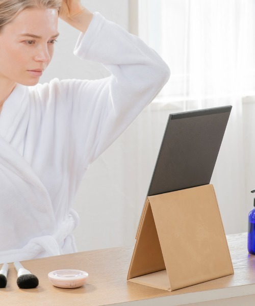 HORIUCHI MIRROR / ホリウチミラー ナピュア ２WAYフォールディングミラー NAPURE HF-05 HOI（手鏡/メイクミラー）｜HORIUCHI MIRROR（ホリウチミラー）