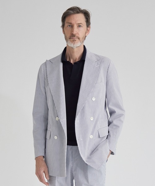 Estnation シアサッカーセットアップジャケット Sa テーラードジャケット Estnation エストネーション 公式通販