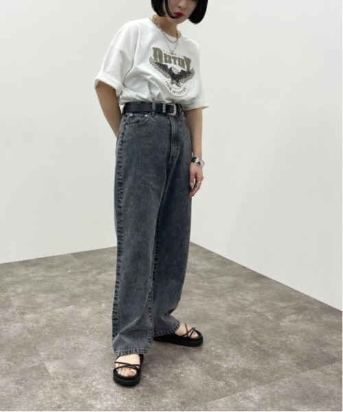 apres jour mignon（アプレジュールミニョン）の「アソートヴィンテージＢＩＧＴシャツ 【ZOZOTOWN限定アイテム】（Tシャツ/カットソー・レディース・オフホワイト/ブラック系その他2/ホワイト系その他/ブラック/ホワイト系その他2/ブラック系その他・フリー/X-LARGE）」の16枚目の写真