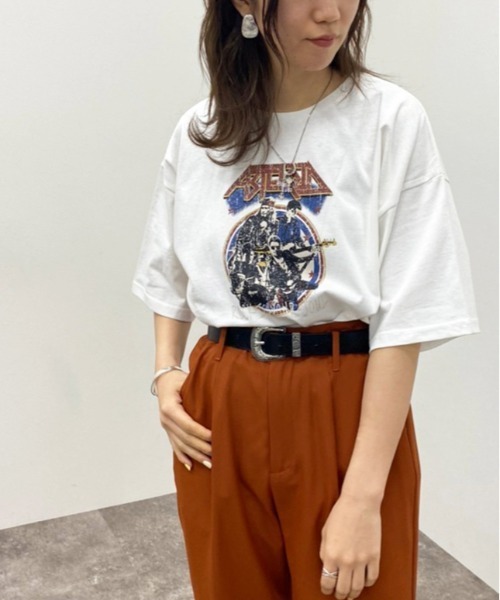 apres jour mignon（アプレジュールミニョン）の「アソートヴィンテージＢＩＧＴシャツ 【ZOZOTOWN限定アイテム】（Tシャツ/カットソー・レディース・オフホワイト/ブラック系その他2/ホワイト系その他/ブラック/ホワイト系その他2/ブラック系その他・フリー/X-LARGE）」の19枚目の写真