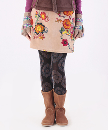 チャイハネ | 【チャイハネ】ベルベットフラワースカート(スカート)