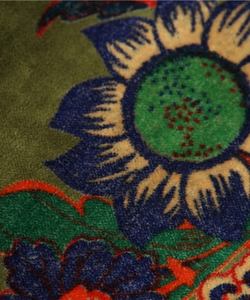 チャイハネ（チャイハネ）の「【チャイハネ】ベルベットフラワースカート（スカート・レディース・ベージュ/カーキ/レッド・FREE）」の4枚目の写真