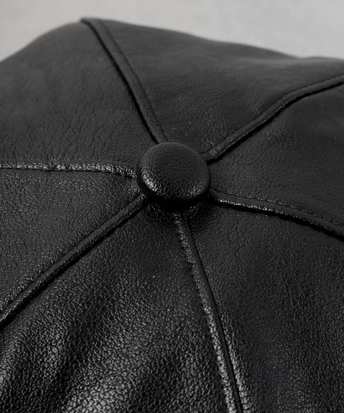 Sense of Grace（センスオブグレース）の「SYNTHETIC LEATHER BERET（ハンチング/ベレー帽・メンズ・ブラック/ブラウン/ダークブラウン/ダークブラウン系/ブラック系・FREE）」の9枚目の写真