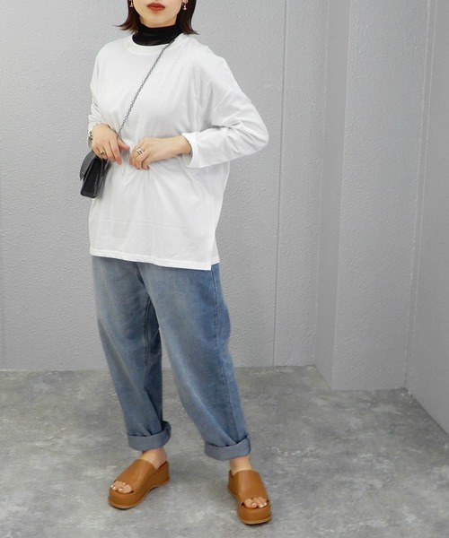 alala（アララ）の「厚底スライダーサンダル　◇（サンダル・レディース・ブラック/アイボリー/キャメル/ベージュ/グリーン・LL/S/M/L）」の15枚目の写真