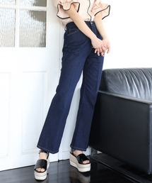 極みフレアデニムパンツ