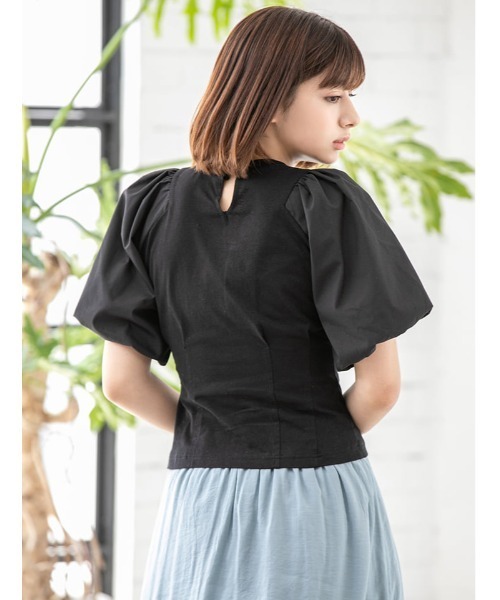 fifth（フィフス）の「バルーンスリーブウエストタックプルオーバー（Tシャツ/カットソー・レディース・グレー/ホワイト/ブラック・MEDIUM）」の17枚目の写真