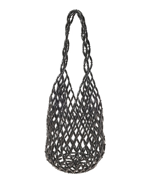 fifth(フィフス)の「ウッドメッシュバッグ(ショルダーバッグ・レディース・ブラック/アイボリー・FREE)」の11枚目の写真