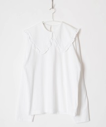SUPER FINE DRY PURITAN COLLAR L/S TOPS スーパーファインドライピューリタンカラーロングスリーブトップス