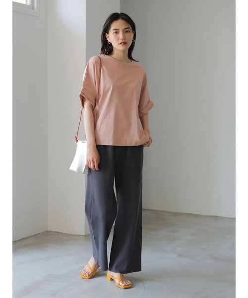 AMERICAN HOLIC(アメリカンホリック)の「ワッフルワイドパンツ(その他パンツ・レディース・チャコールグレー/ベージュ系その他・M/L)」の8枚目の写真