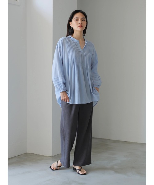 AMERICAN HOLIC(アメリカンホリック)の「ワッフルワイドパンツ(その他パンツ・レディース・チャコールグレー/ベージュ系その他・M/L)」の10枚目の写真