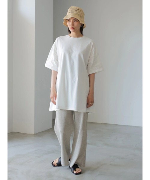 AMERICAN HOLIC(アメリカンホリック)の「ワッフルワイドパンツ(その他パンツ・レディース・チャコールグレー/ベージュ系その他・M/L)」の15枚目の写真
