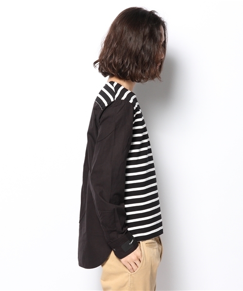 EDIFICE（エディフィス）の「◇WIM NEELS カット*OXシャツ（Tシャツ/カットソー・メンズ・ブラック/ホワイト・38/40）」の4枚目の写真