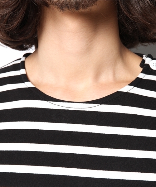 EDIFICE（エディフィス）の「◇WIM NEELS カット*OXシャツ（Tシャツ/カットソー・メンズ・ブラック/ホワイト・38/40）」の6枚目の写真