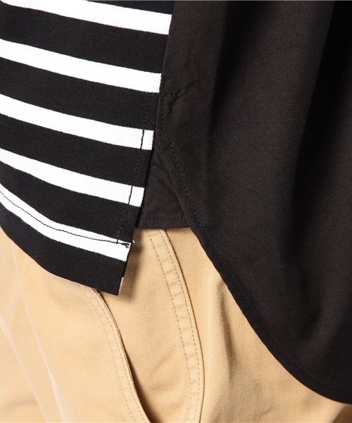 EDIFICE（エディフィス）の「◇WIM NEELS カット*OXシャツ（Tシャツ/カットソー・メンズ・ブラック/ホワイト・38/40）」の10枚目の写真