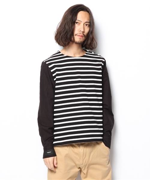 EDIFICE（エディフィス）の「◇WIM NEELS カット*OXシャツ（Tシャツ/カットソー・メンズ・ブラック/ホワイト・38/40）」の13枚目の写真