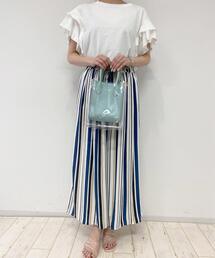 INGNI | ストライプJZイージー／スカンツ(その他パンツ)