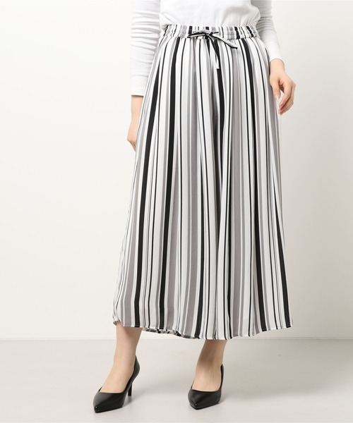 INGNI（イング）の「ストライプJZイージー／スカンツ（その他パンツ・レディース・ホワイト×ブルー/ホワイト×カーキブラウン/ホワイト×ブラック・FREE）」の3枚目の写真