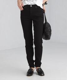 SOMETHING | ＜SOMETHING(サムシング)＞ ANN スリム スキニー デニム パンツ ブラック(デニムパンツ)