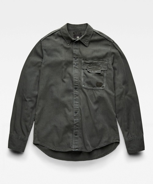 G-STAR（ジースター）の「BOUND POCKET SLIM SHIRT（シャツ/ブラウス・メンズ・グレー系その他・SMALL/MEDIUM/X-SMALL）」の6枚目の写真